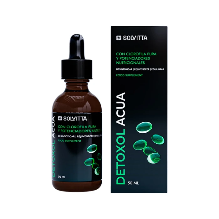 Detoxol Acua - gotas depurativas Solvitta, frasco de 50 ml